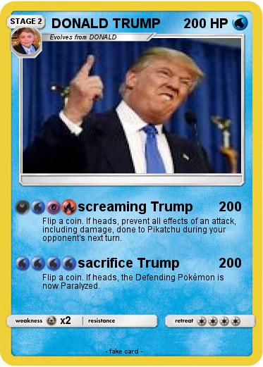 Pokemon DONALD TRUMP