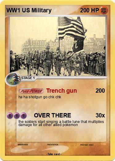 Pokemon WW1 US Military