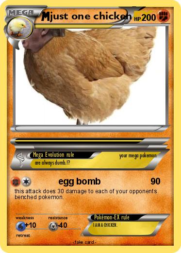 Pokemon just one chicken