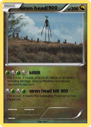 Pokemon siren head/900