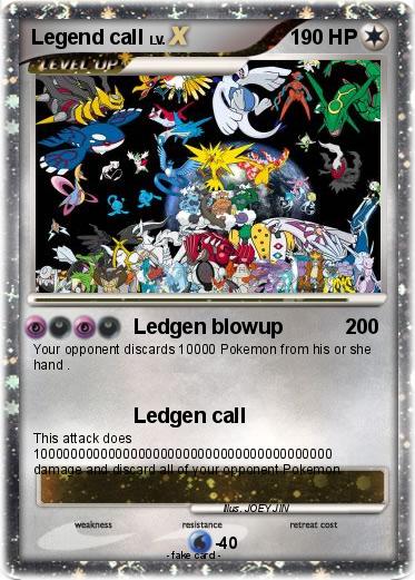 Pokemon Legend call