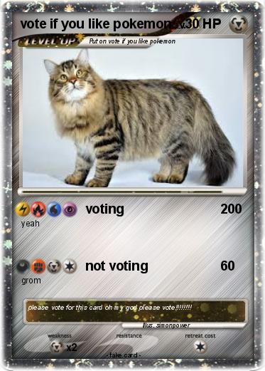 Pokemon vote if you like pokemon