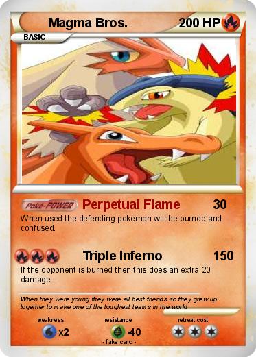 Pokemon Magma Bros.
