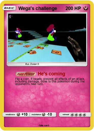 Pokemon Wega's challenge