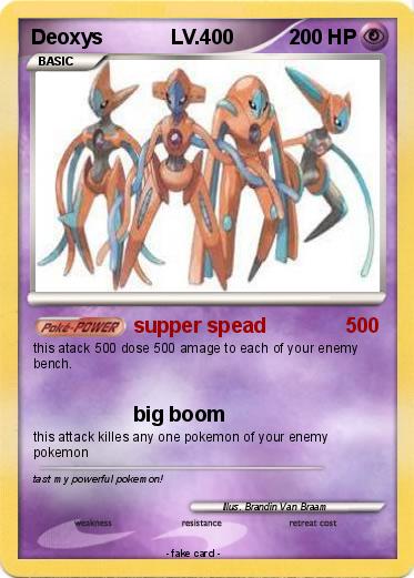 Pokemon Deoxys            LV.400