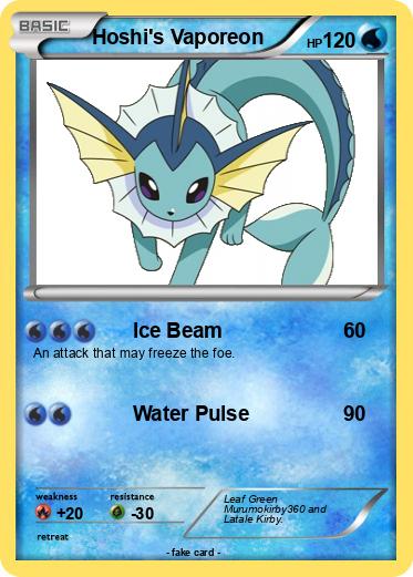 Pokemon Hoshi's Vaporeon