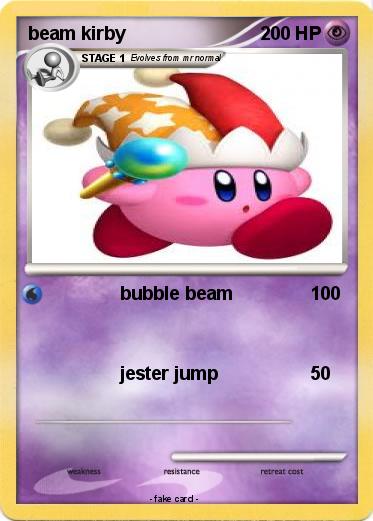 Pokemon beam kirby