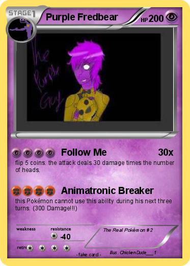 Pokemon Purple Fredbear