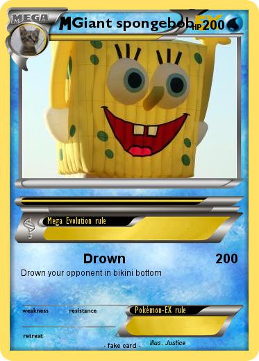 Pokemon Giant spongebob