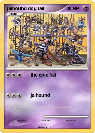 Pokemon jaihound dog fail
