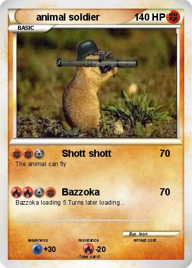 Pokemon animal soldier