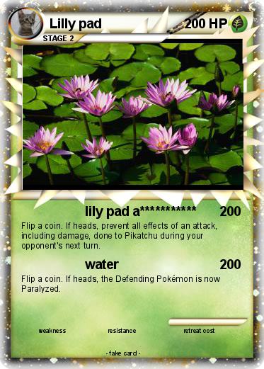 Pokemon Lilly pad