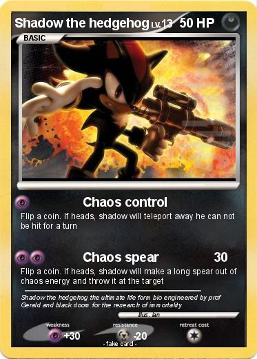 Pokemon Shadow the hedgehog
