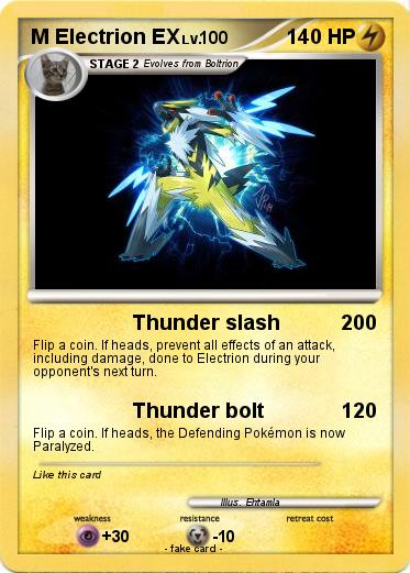 Pokemon M Electrion EX Pokemon M Electrion EX