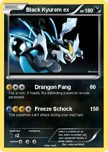 Pokemon Black Kyurem ex