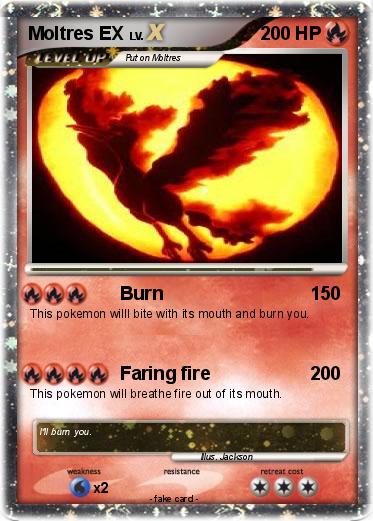 Pokemon Moltres EX
