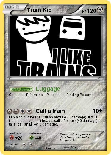 Pokemon Train Kid