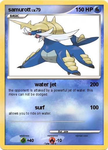 Pokemon samurott