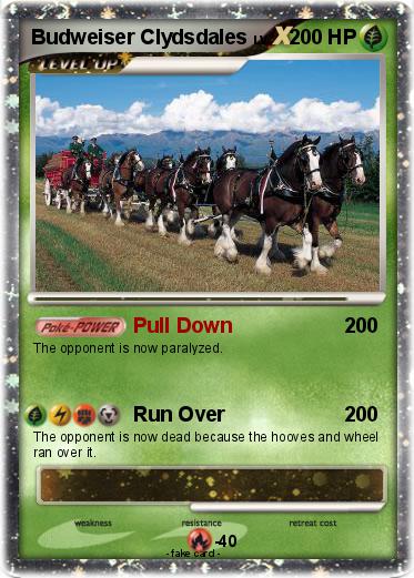 Pokemon Budweiser Clydsdales