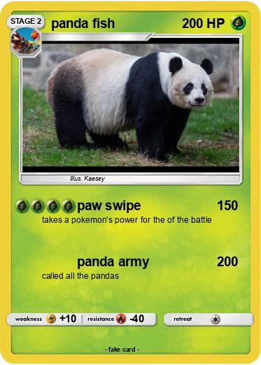 Pokemon panda fish