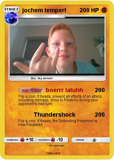 Pokemon jochem tempert
