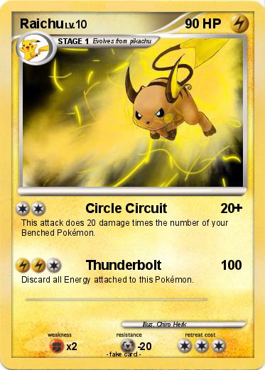 Pokemon Raichu