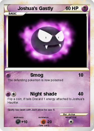 Pokemon Joshua's Gastly