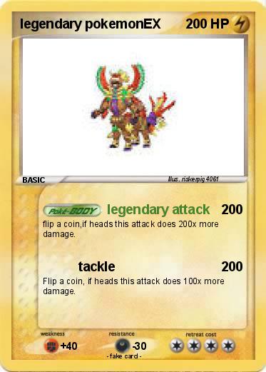 Pokemon legendary pokemonEX
