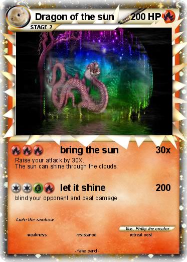 Pokemon Dragon of the sun