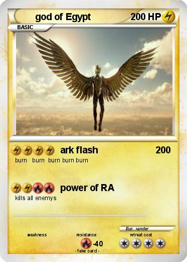 Pokemon god of Egypt
