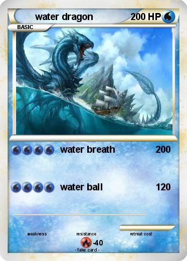 Pokemon water dragon