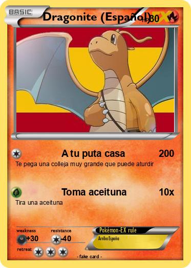 Pokemon Dragonite (Español)