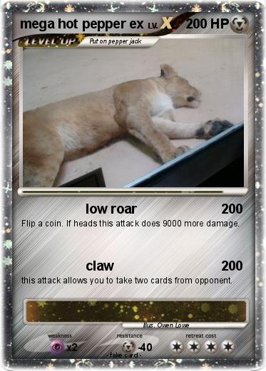 Pokemon mega hot pepper ex