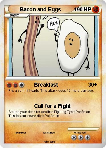 Pokemon Bacon and Eggs