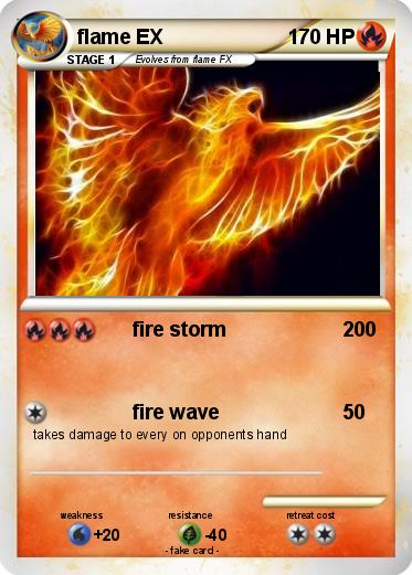 Pokemon flame EX