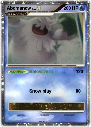 Pokemon Abomanow