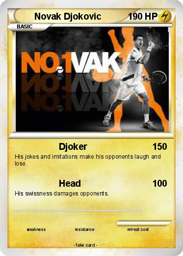 Pokemon Novak Djokovic