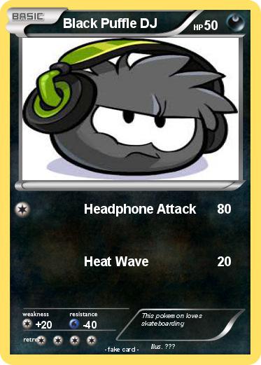 Pokemon Black Puffle DJ