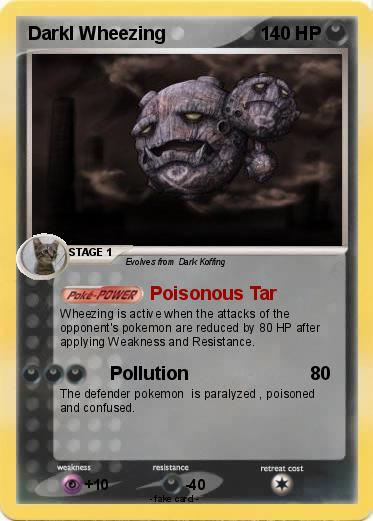 Pokemon Darkl Wheezing
