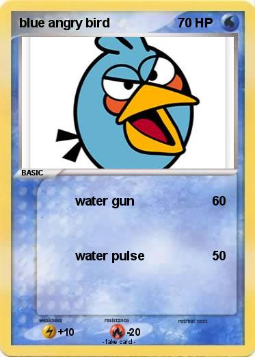 Pokemon blue angry bird