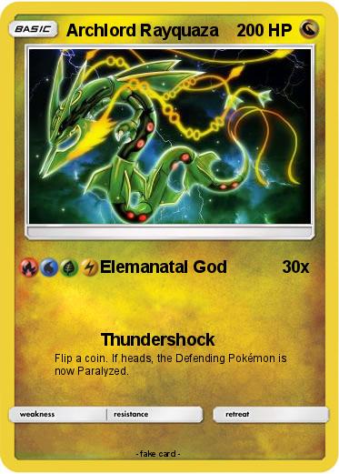 Pokemon Archlord Rayquaza