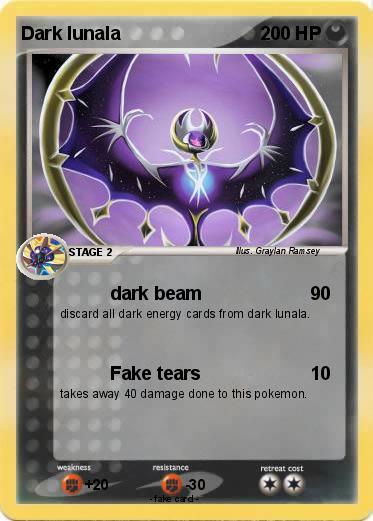 Pokemon Dark lunala