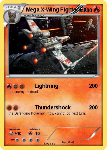 Pokemon Mega X-Wing Fighter EX