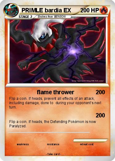 Pokemon PRIMLE bardia EX