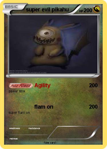 Pokemon super evil pikahu