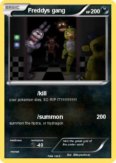 Pokemon Freddys gang