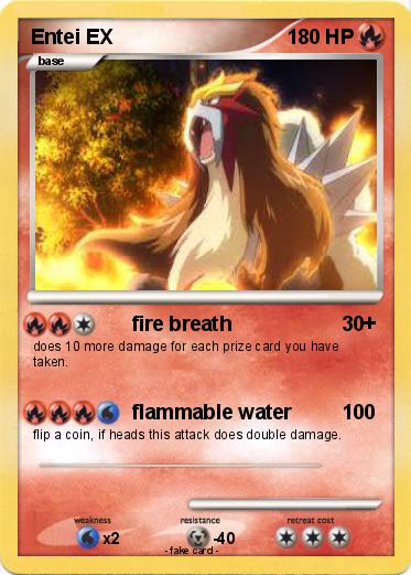 Pokemon Entei EX