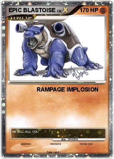 Pokemon EPIC BLASTOISE