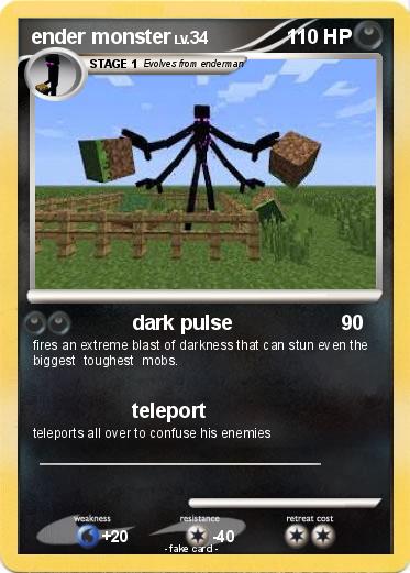 Pokemon ender monster
