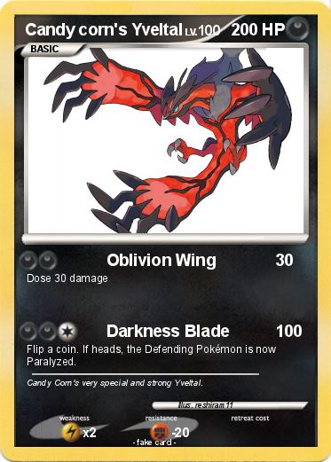 Pokemon Candy corn's Yveltal